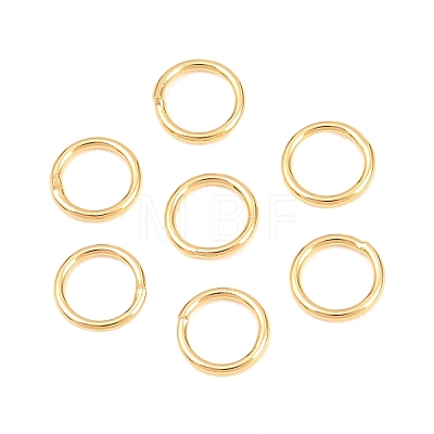 Brass Closed Jump Rings KK-D257-01G-05-1