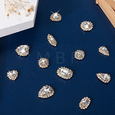 Yilisi 60Pcs 15 Style Sew on Rhinestone RGLA-YS0001-02-1