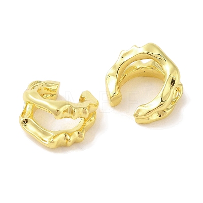 Brass Cuff Earrings for Women EJEW-I305-18G-1