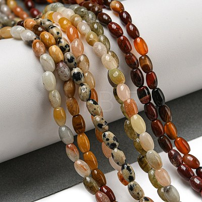Natural Mixed Gemstone Beads Strands G-F591-09-1