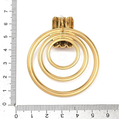 304 Stainless Steel Big Pendants STAS-K317-07G-1