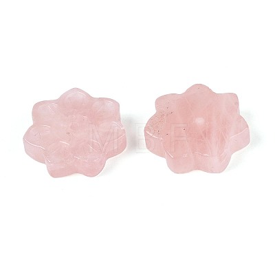 Natural Rose Quartz Incense Burners G-N345-11B-1