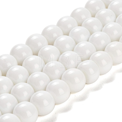Painted Glass Bead Strands LS-DGLA-S071-12mm-01-1