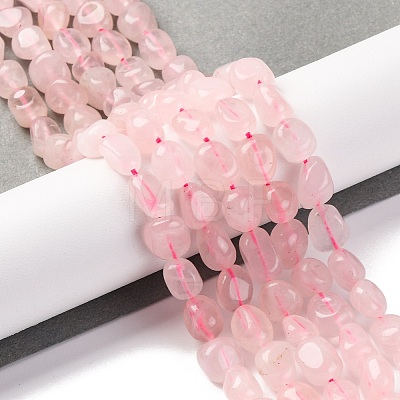 Natural Rose Quartz Beads Strands G-G146-A08-01-1