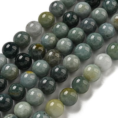 Natural Myanmar Jadeite Beads Strands G-B099-C06-02-1