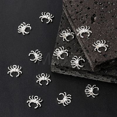 Halloween Spider Jewelry CCB Plastic Pendants X-CCB-H833-1