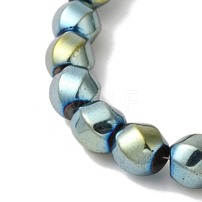 Electroplated Synthetic Magnetic Hematite Beads Strands G-I364-J01-07-1