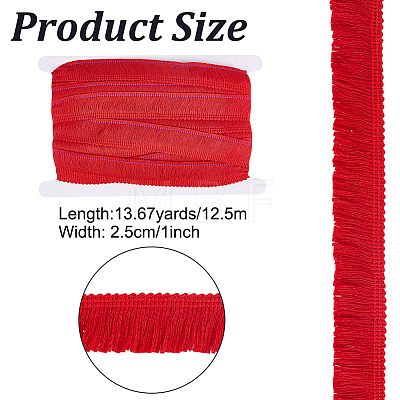 12.5M Polyester Lace Trim Ribbon OCOR-HY0001-44B-1