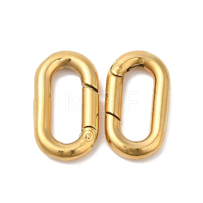 Ion Plating(IP) 304 Stainless Steel Spring Gate Ring X-STAS-Q215-54G-1
