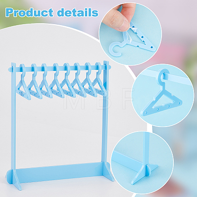   6 Sets 6 Styles Acrylic Earring Display Stands EDIS-PH0001-71-1