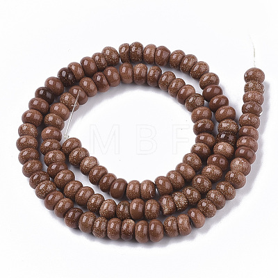 Synthetic Goldstone Beads Strands G-S364-047-1