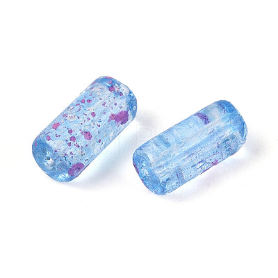 Picasso Transparent Glass Bugle Beads SEED-N010-02I-1