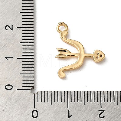 Brass Micro Pave Cubic Zirconia Pendants KK-F865-14G-1