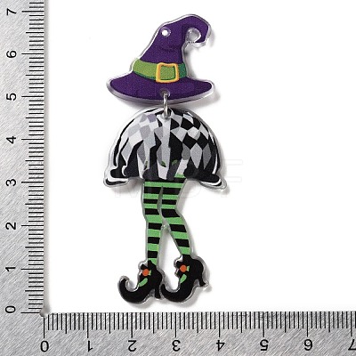 Halloween Theme Acrylic Big Pendants SACR-Z006-08A-1