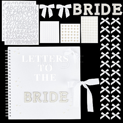 DIY Wedding Photo Album Guestbook Set DIY-TW0001-04B-1