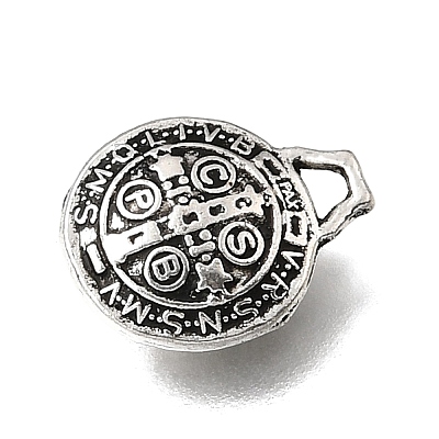 Religion Tibetan Style Alloy Charms FIND-Z128-05AS-1