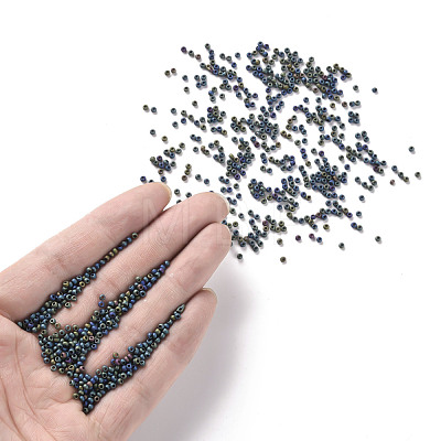 12/0 Grade A Round Glass Seed Beads X-SEED-Q008-M605-1