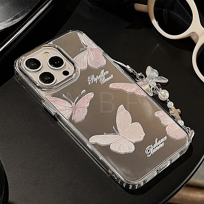 Ins mirror Butterfly Cartoon Shell TPU Plastic Mobile Phone Cover PW-WGD834D-03-1