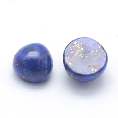 Natural Lapis Lazuli Cabochons X-G-P393-R11-4mm-1