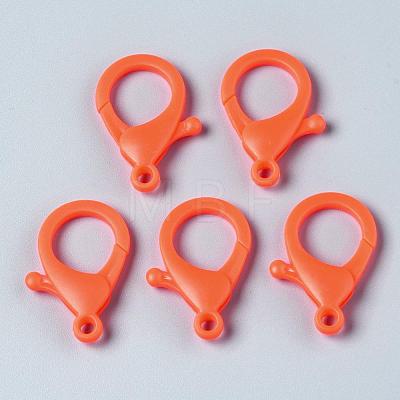 Plastic Lobster Claw Clasps X-KY-ZX002-01-B-1