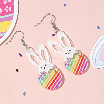 Acrylic Dangle Earrings FS-WGF063B-02-1