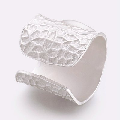 Cuff Brass Pad Finger Ring Settings LS-KK-E703-01MS-1