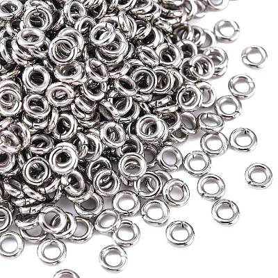 304 Stainless Steel Open Jump Rings STAS-TAG0001-10A-1