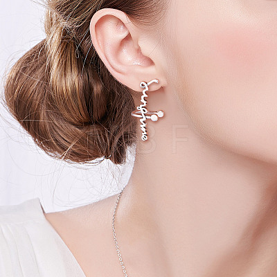 SHEGRACE 925 Sterling Silver Stud Earrings JE752A-1