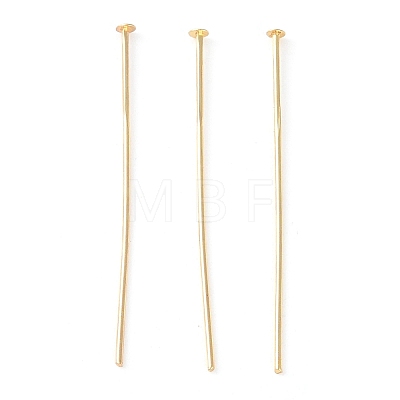 Brass Flat Head Pins KK-N254-47D-G-1