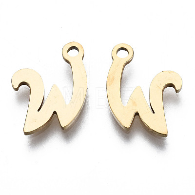 201 Stainless Steel Charms STAS-T044-217G-W-1