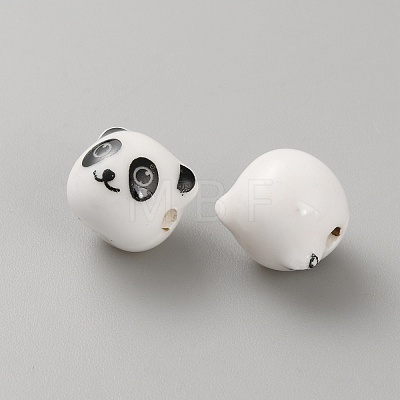 Handmade Porcelain Beads LS-PORC-WH0014-04A-1