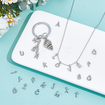 52Pcs 2 Sets 304 Stainless Steel Charms STAS-UN0064-90-1