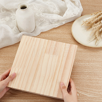 Wooden Clay Board Mat Mud Board WOOD-WH0030-68-1