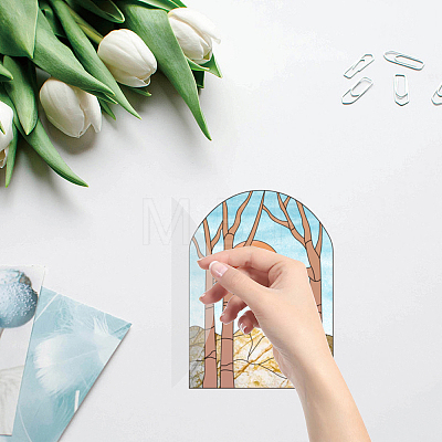 PVC Window Sticker DIY-WH0311-021-1