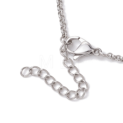 2Pcs 2 Colors 304 Stainless Steel Slider Necklace Makings AJEW-JB01274-1