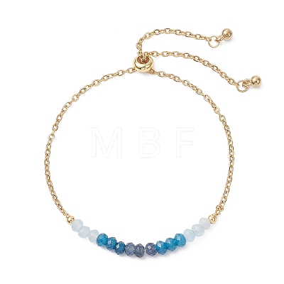 Adjustable 304 Stainless Steel Cable Chain Slider Bracelets BJEW-JB13089-03-1