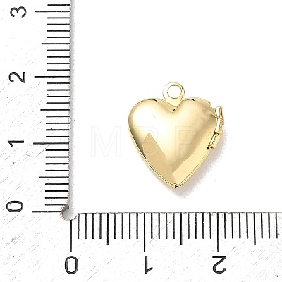Valentine's Day Brass Locket Pendants KK-L268-022G-01-1