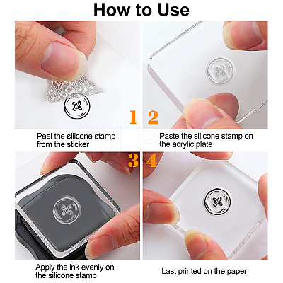 PVC Plastic Stamps DIY-WH0372-0105-1