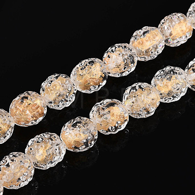 Handmade Lampwork Beads FOIL-T007-03B-1