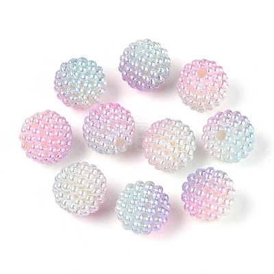 Imitation Pearl Acrylic Beads OACR-T004-15mm-11-1