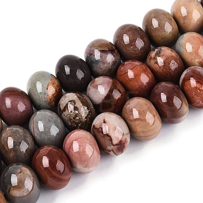 Natural Ocean Jasper Beads Strands G-T144-53A-01-1