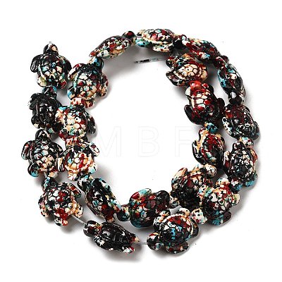 Synthetic Turquoise Dyed Beads Strands LS-G-P507-05F-1