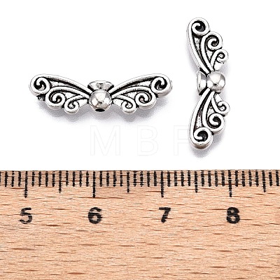 Tibetan Style Alloy Beads TIBEB-ZX018-01AS-1-RS-1