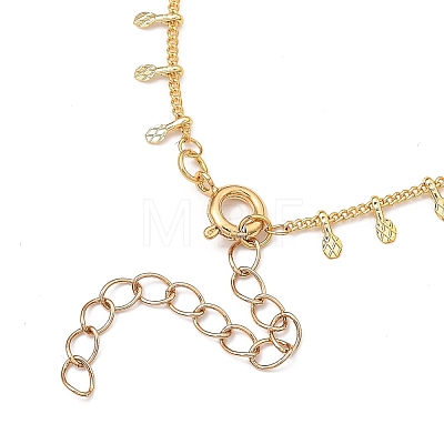 Brass Curb Chain Necklaces NJEW-JN03070-01-1