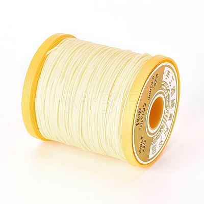 Round Waxed Polyester Cord YC-E004-0.65mm-N633-1