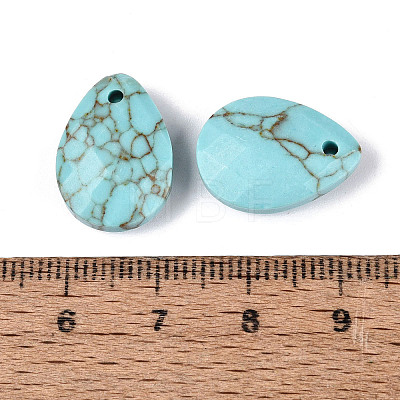 Synthetic Turquoise Pendants G-N362-13L-1