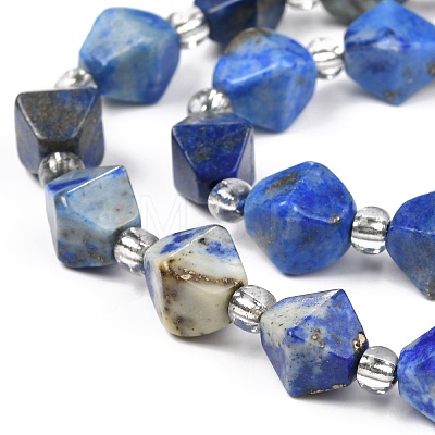 Natural Lapis Lazuli Beads Strands G-Z014-17-1