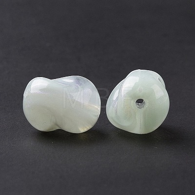 Opaque Acrylic Beads OACR-C013-10G-1