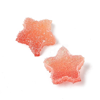 Imitation Candy Food Style Resin Cabochons RESI-R461-02A-1