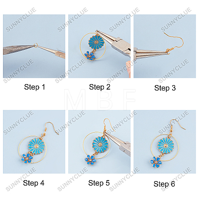 DIY Dangle Earring Making Kits DIY-SC0013-95-1